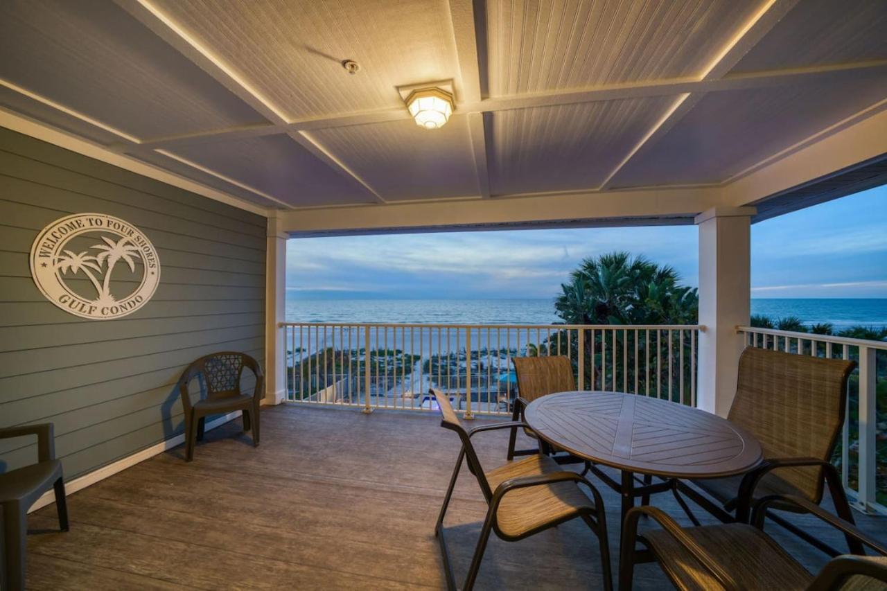 Four Shores Unit 3 Gulf Condo Direct Gulf With Pool And Spa Clearwater Beach Exteriör bild