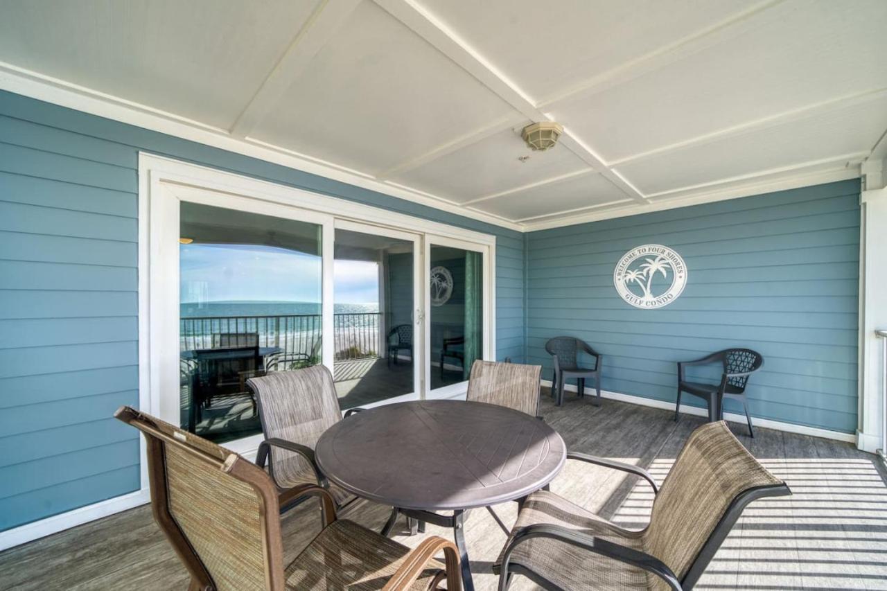 Four Shores Unit 3 Gulf Condo Direct Gulf With Pool And Spa Clearwater Beach Exteriör bild