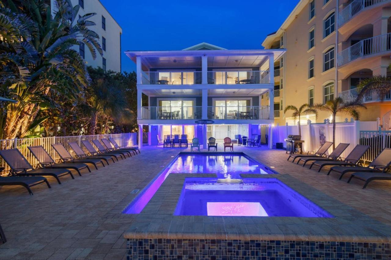 Four Shores Unit 3 Gulf Condo Direct Gulf With Pool And Spa Clearwater Beach Exteriör bild
