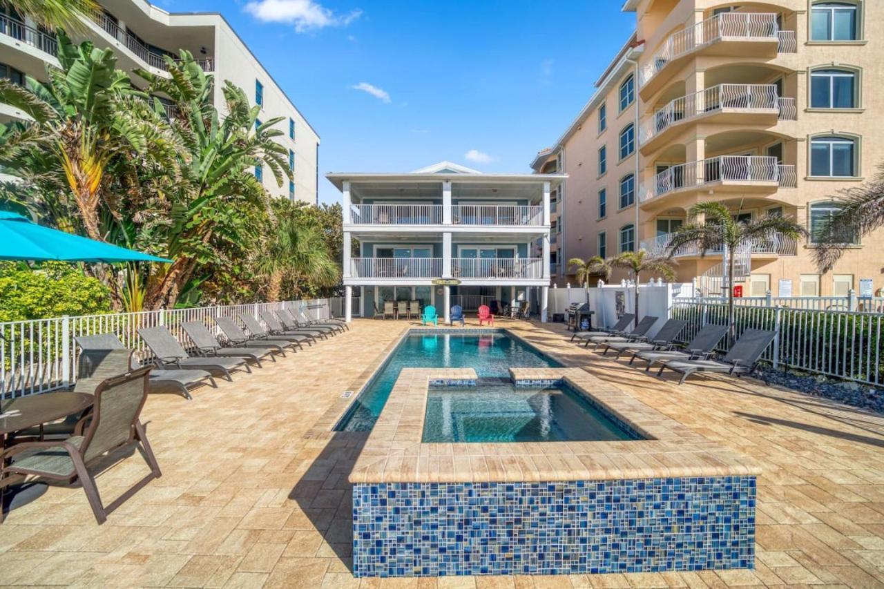 Four Shores Unit 3 Gulf Condo Direct Gulf With Pool And Spa Clearwater Beach Exteriör bild